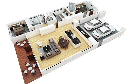 FLOOR PLAN REDRAWS